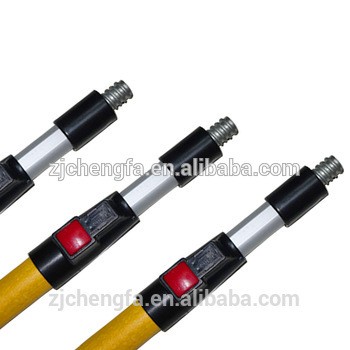 Wholesale popular china strong fiberglass two sections telescopic pole with press lock